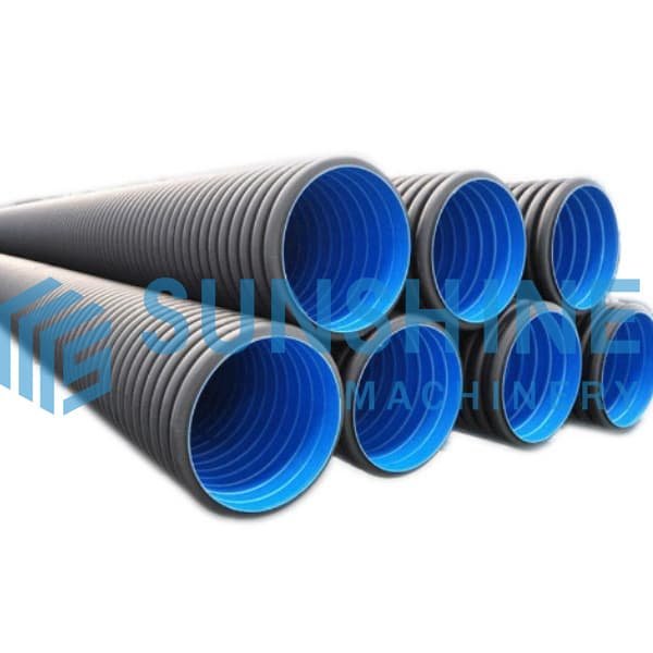Double Wall Corrugated Pipe Machine